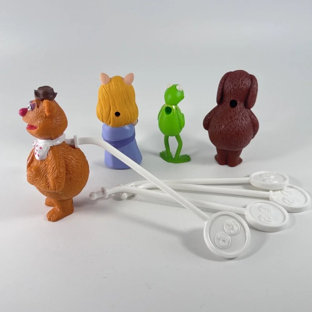 Henson - Kermit, Fozzy , Miss Piggy, Ralph - Muppets‎ - Movable Legs VTG 1978